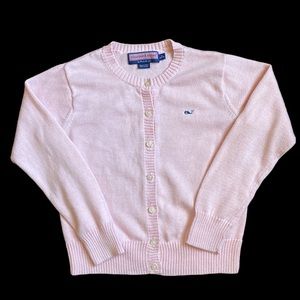 Vineyard Vines Pink Cardigan Sweater